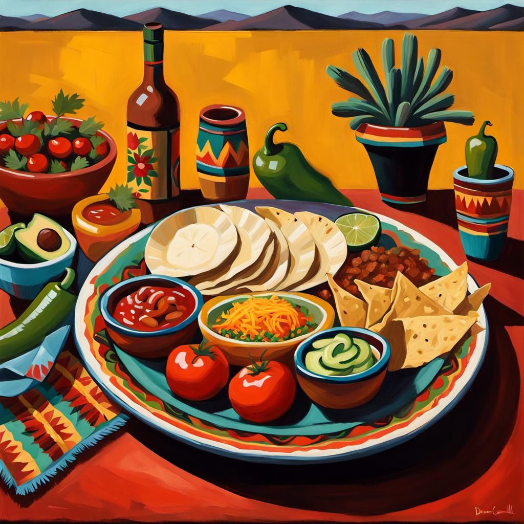 mexican food plate