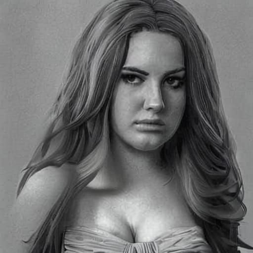 Simple AI Generated Portrait