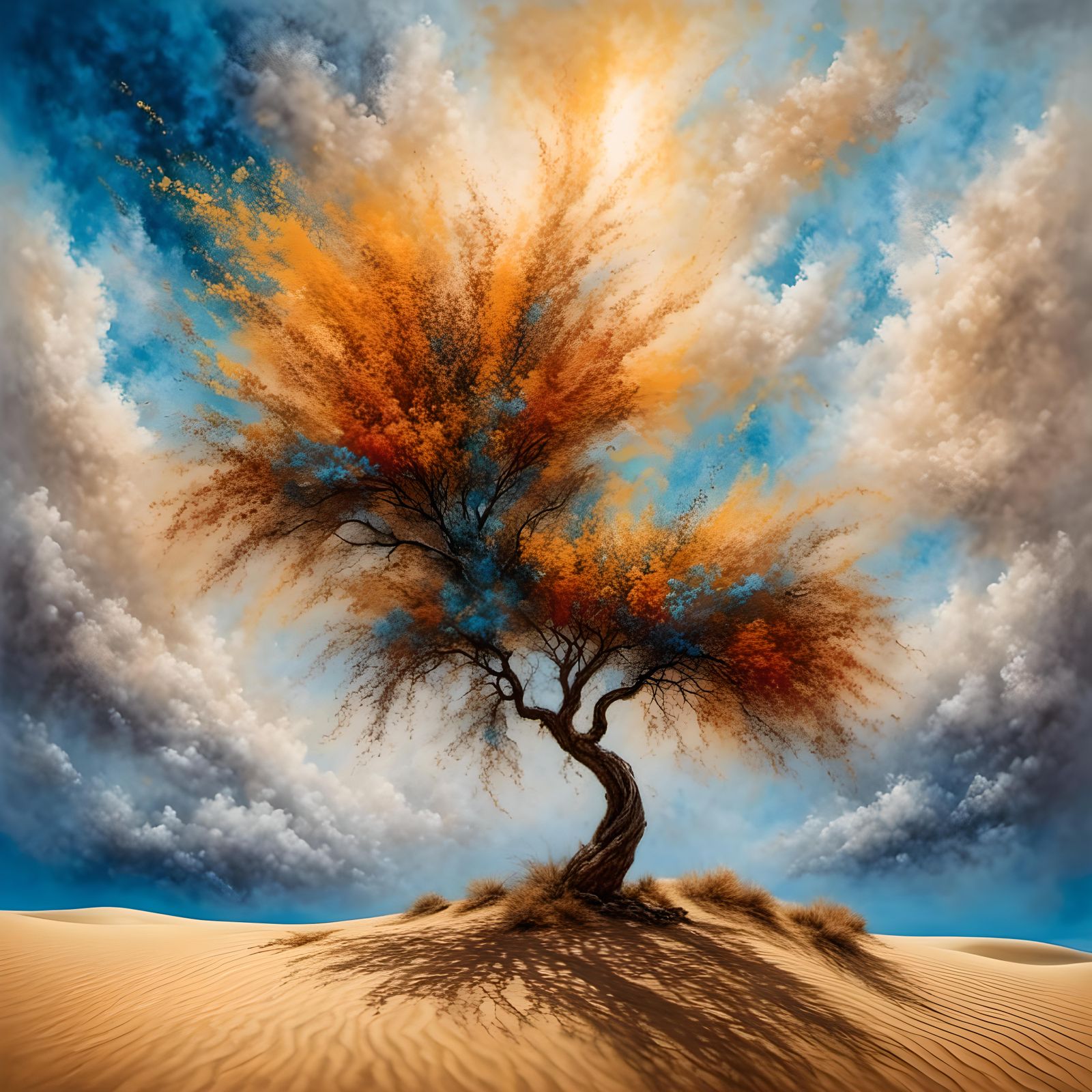 Rare beauty of the desert