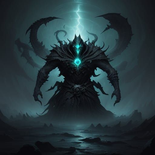 The Fossil God's Ominous Disciple in Dark Fantasy