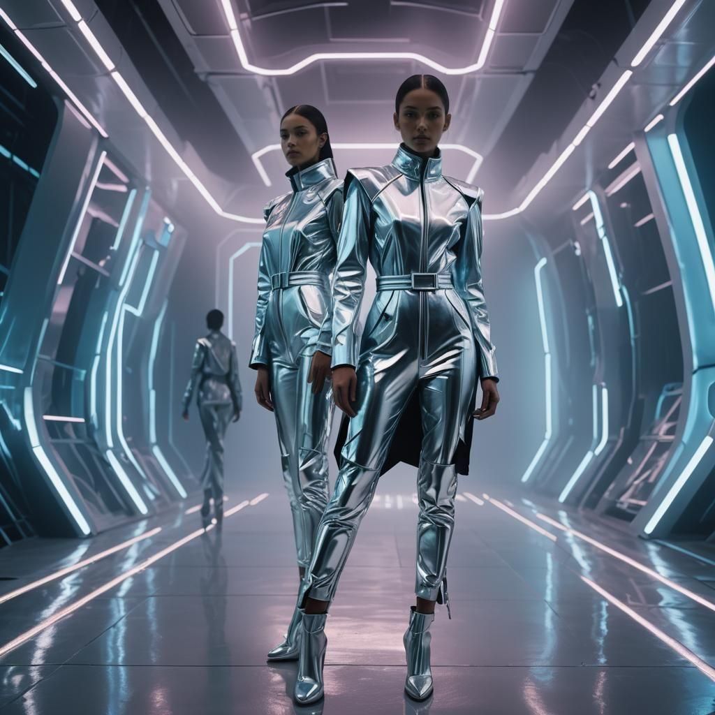 Futuristic AI Fashion: Sustainable and Innovative Design