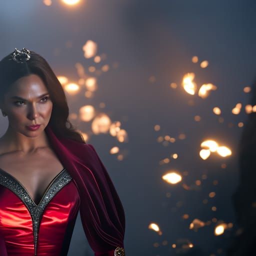 Gal Gadot as the Red Witch: Professional Photo