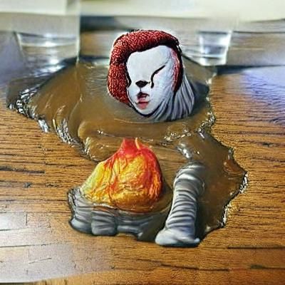 Melting Pennywise: A Surreal AI Interpretation