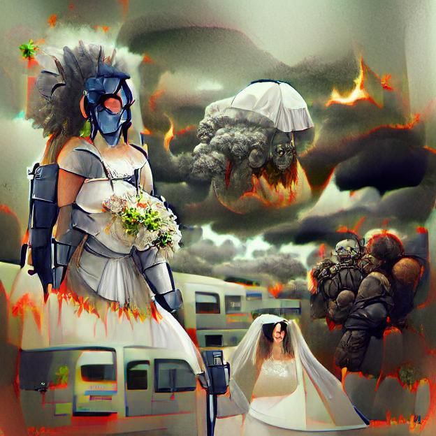 Apocalyptic Bride: Wedding in Ruins