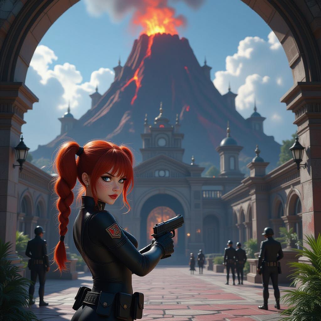 Stealthy Infiltration of Supervillain Volcano Base