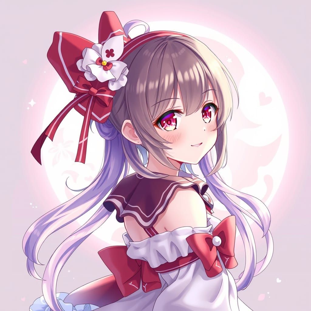 Anime Style Gacha Girl Key Visual