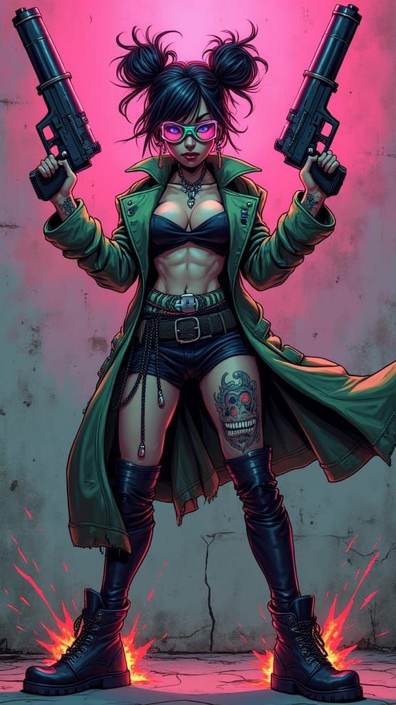 Cyberpunk Anti-Heroine Explodes onto the Scene