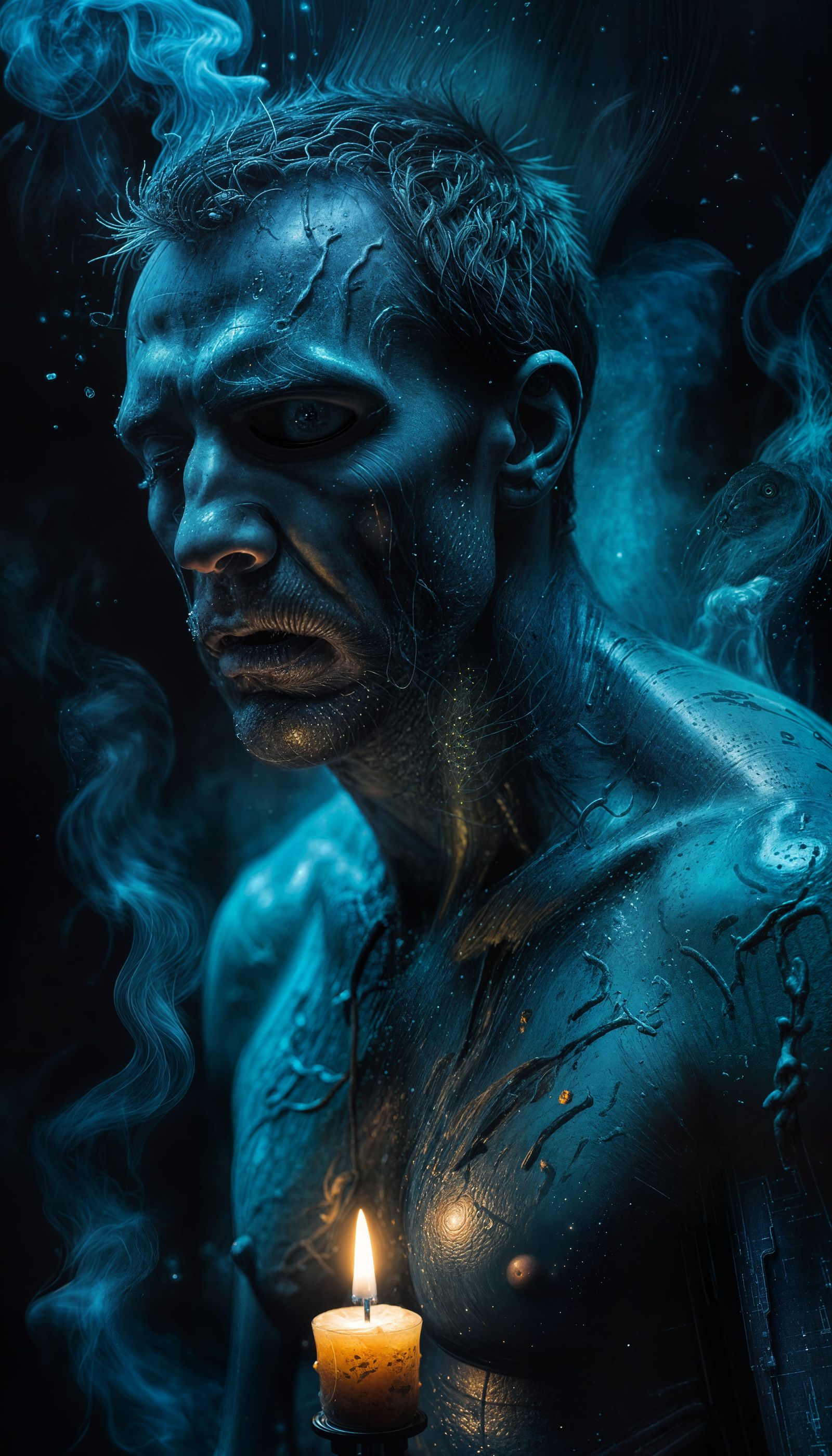 Surreal Cityscape in Distorted Reality