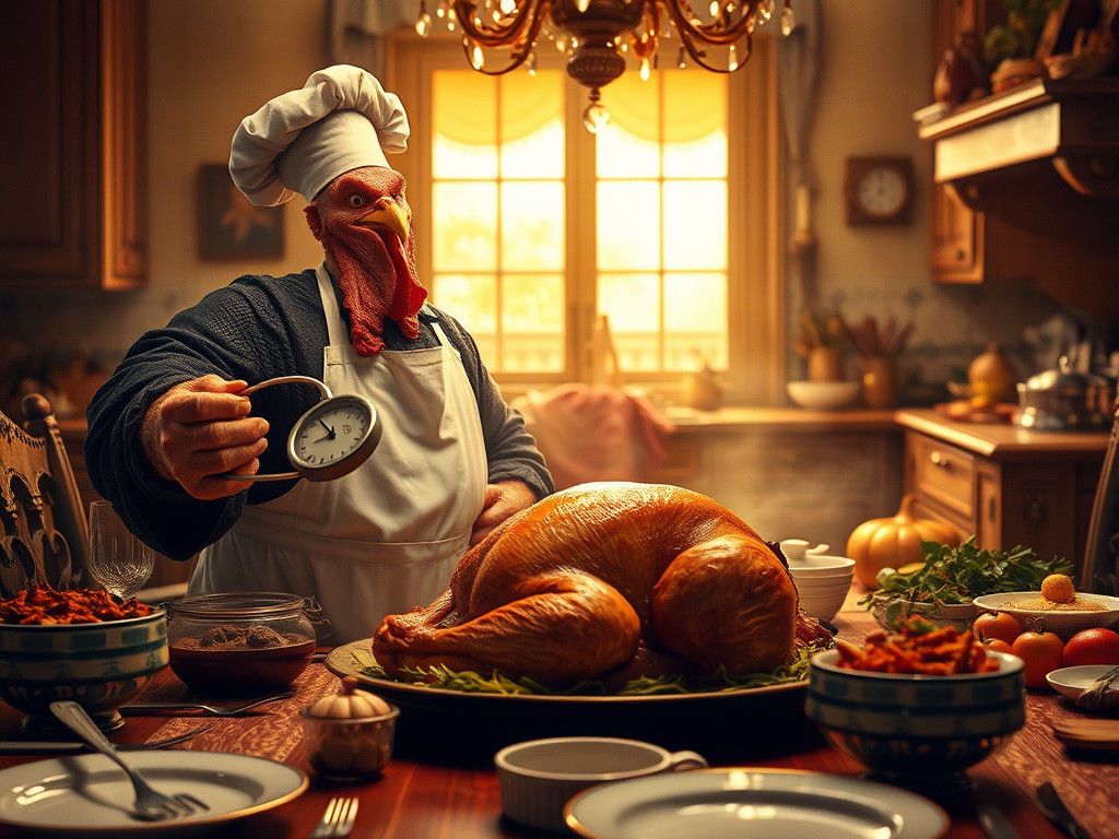 Furious Turkey Chef Prepares Thanksgiving Feast