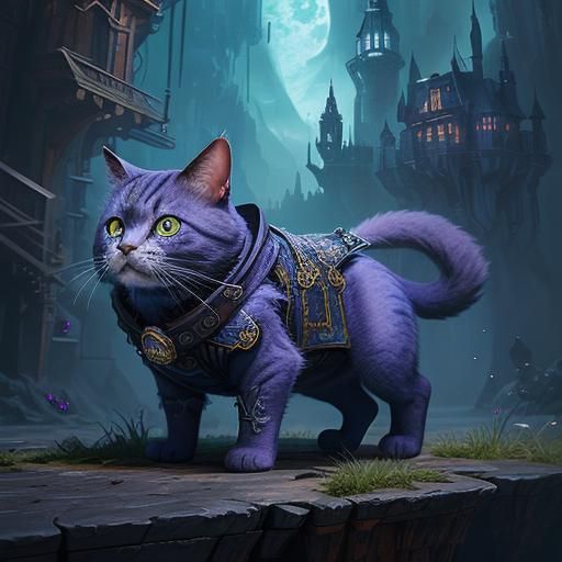 Cute Cat Characters in Pixel Matrix Style