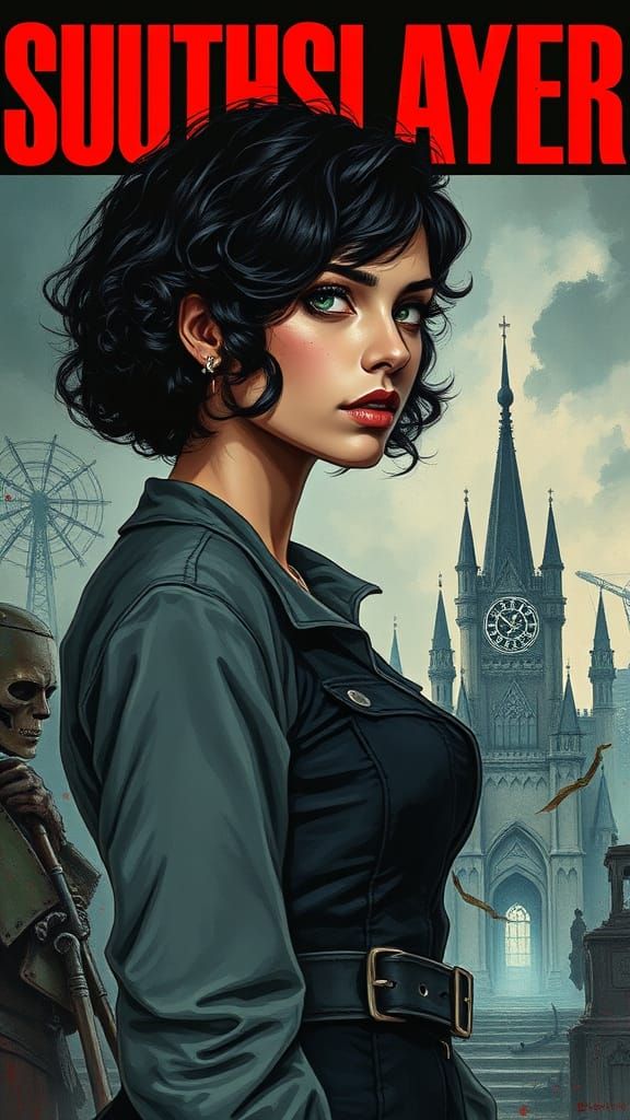 SuuthSlayer: Conceptual Art Graphic Novel Cover