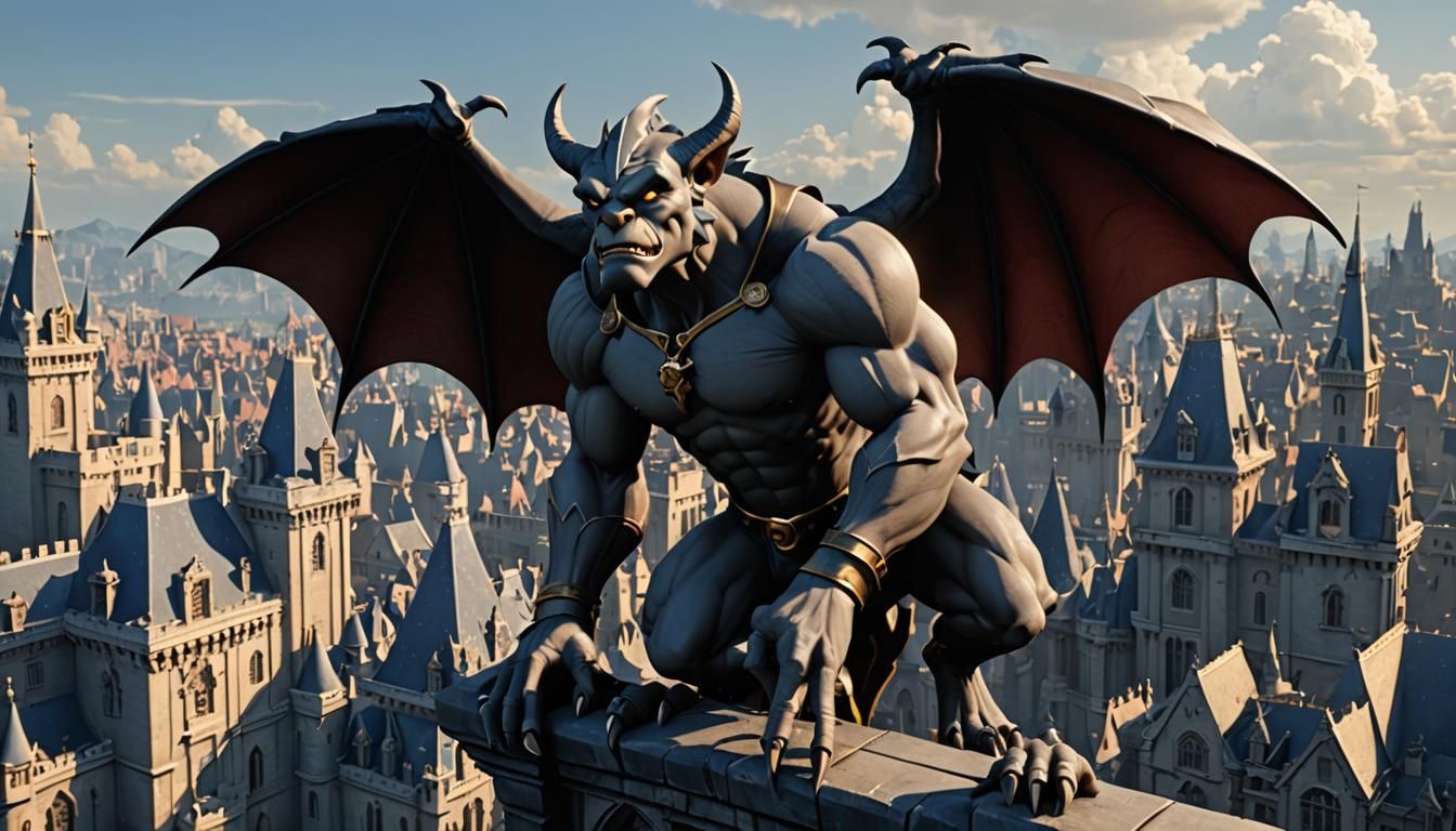 Grimdark 3D Gargoyles Cartoon Series Creation