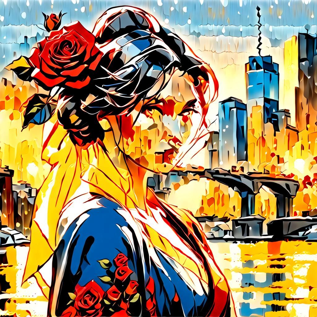 Abstract beauty of conflict