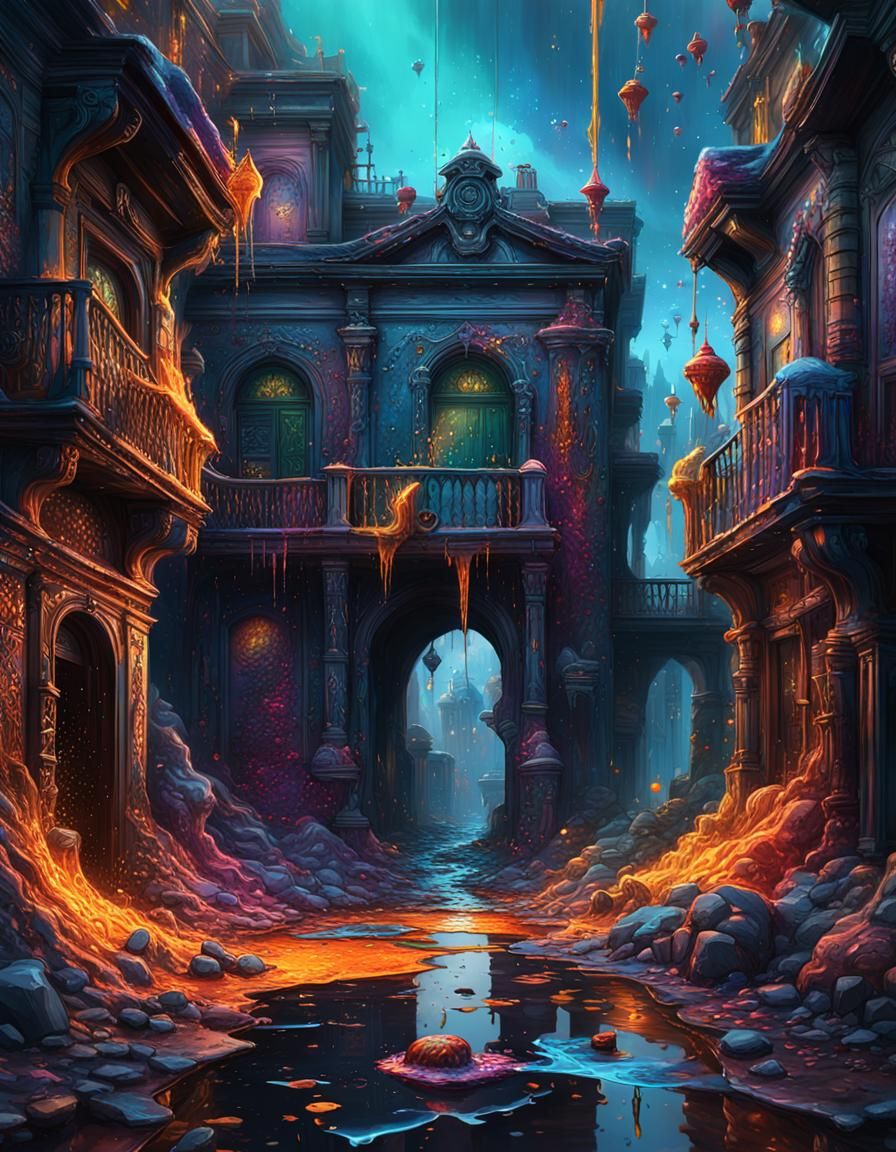 Black Magic Fantasy Concept Art in 8K Resolution