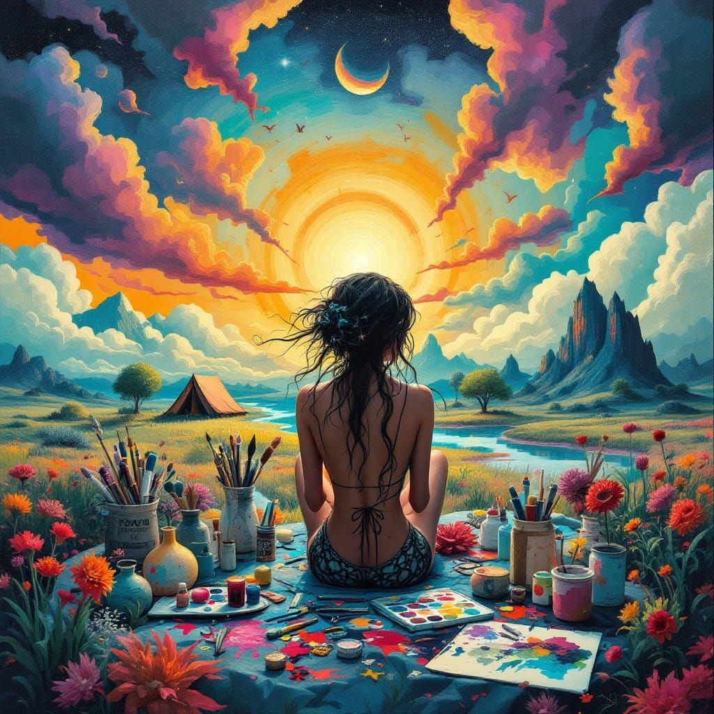 Surrealist Artist Embarks on Whimsical Journey