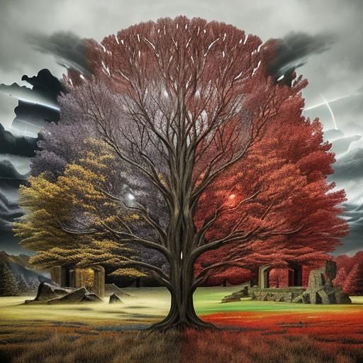 Opposites: Combine light and darkness in a visually striking...