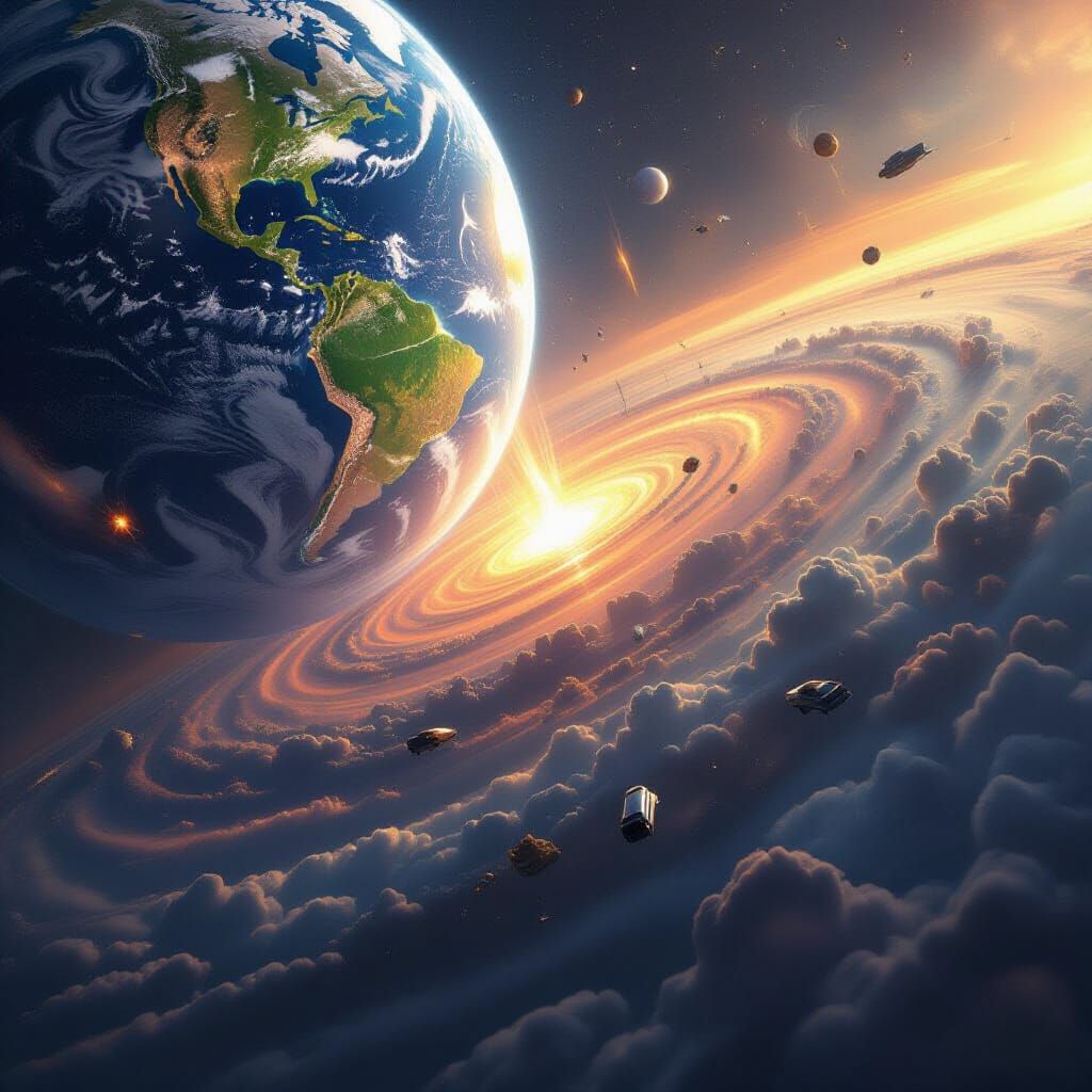 Earth Loses Gravity: Humanity Falls From Space