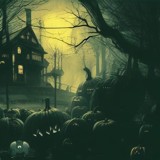 Dark Halloween Horror: A Complex Masterpiece