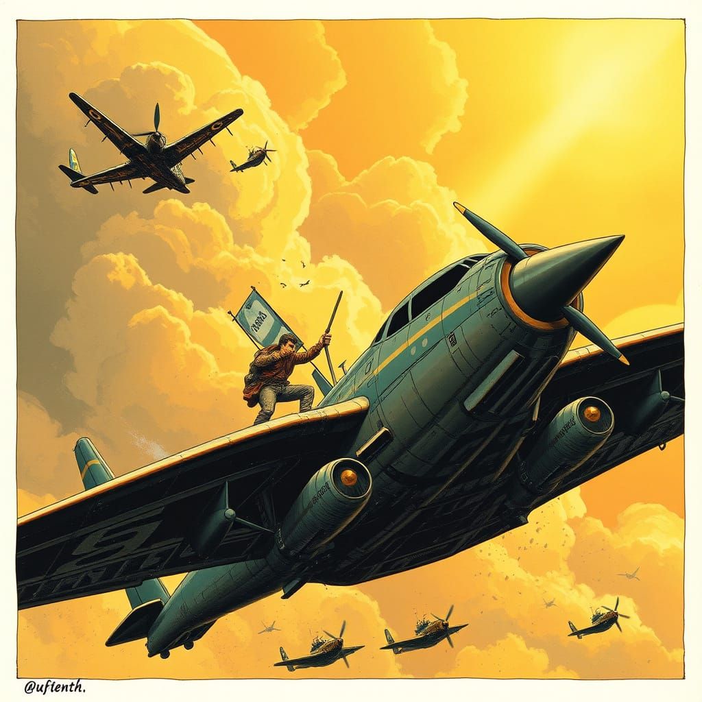 Dragon Slayer in Fiery Armor Battles Fiery Wyrm with Blazing...