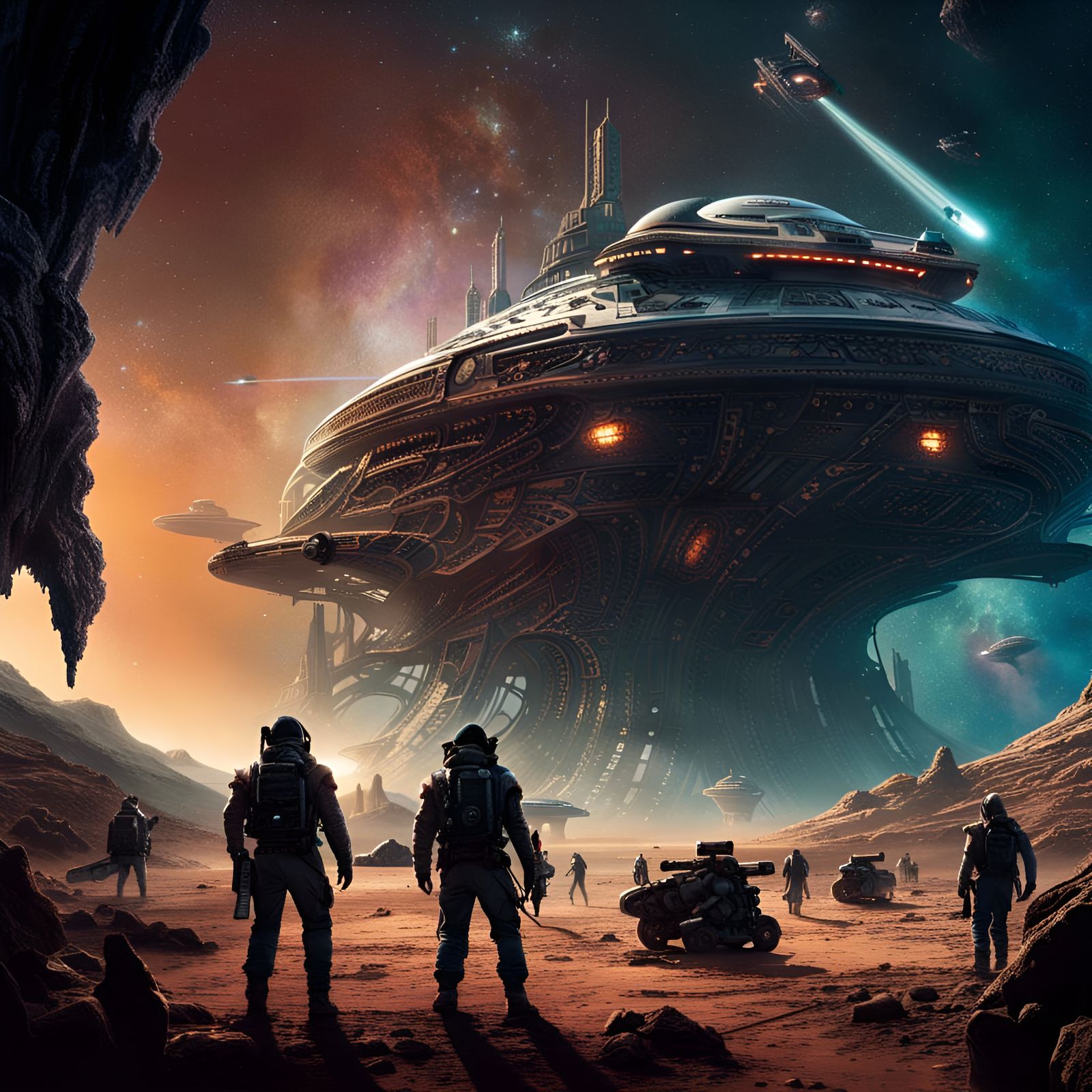 Space Pirates Invade Alien Habitat