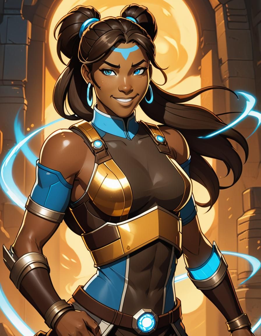 Korra Comic Book Art in Madmark Style