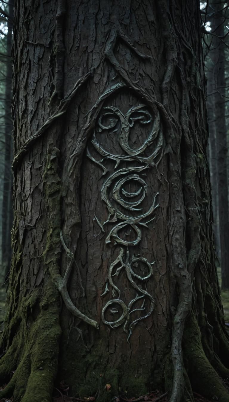 Traveler Finds Cursed Mark in Dark Forest