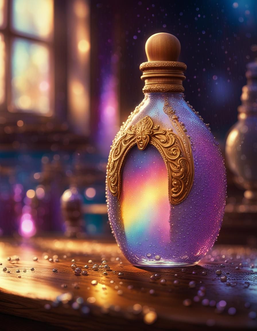 hyper realistic, perfect, smooth, HD Quality, A bottle of “E...