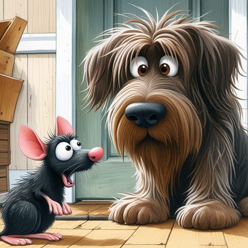 Hey Pooch, Wanna Play "Catch Me If You Can"...