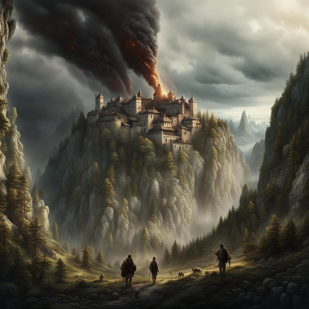 Epic Digital Painting of Guillaume Tell