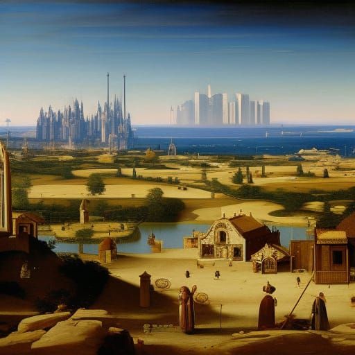 World in 2023: Renaissance-Style Digital Art