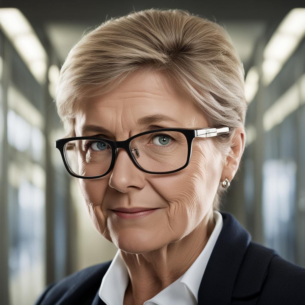 Professional Woman Portrait in Photography Style