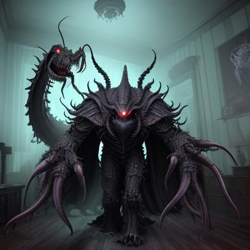 Horrific Sleep Paralysis Demon of Cthulhu Nightmare