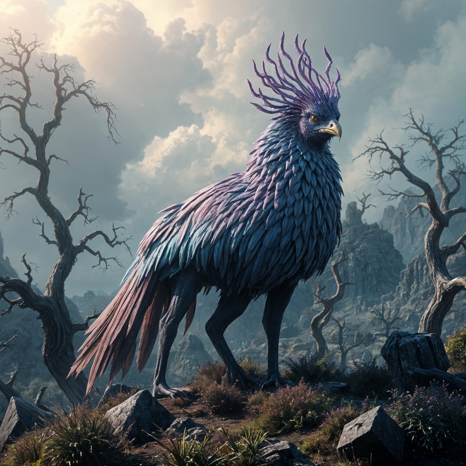 Fantastical Apawenis in Detailed Matte Painting