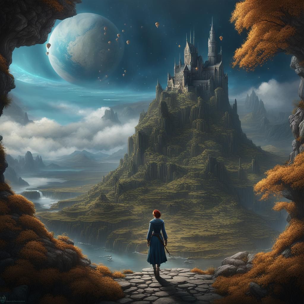 Lucy in the Sky: Detailed Fantasy Concept Art