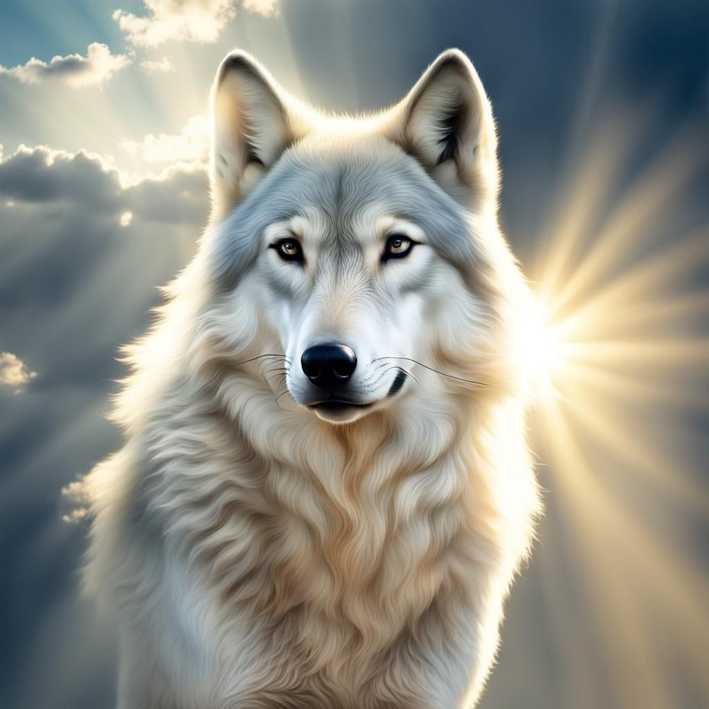 Wolf in Divine Sunlight, Soft Focus