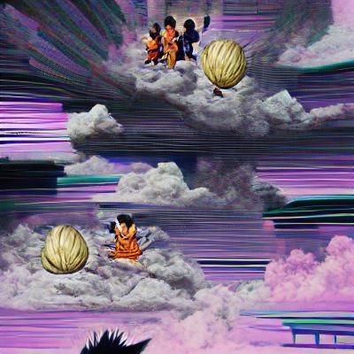 Stylized Dragon with Vibrant Colors and Dynamic Energy