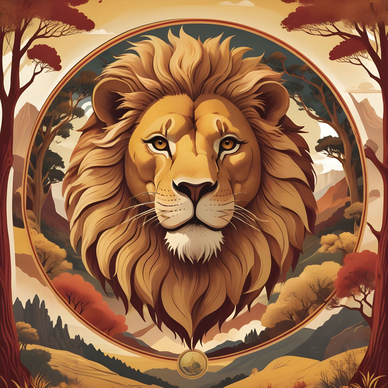 Vintage Travel Poster for Narnia