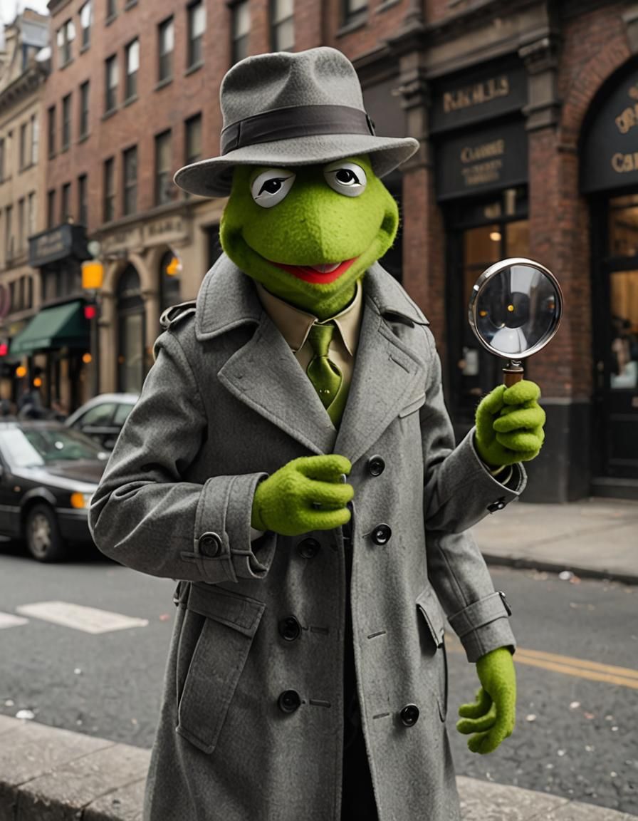 Kermit the Frog Investigates a Crime Scene