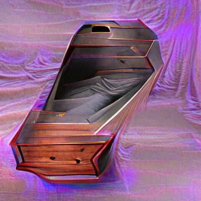 Simple Coffin Illustration