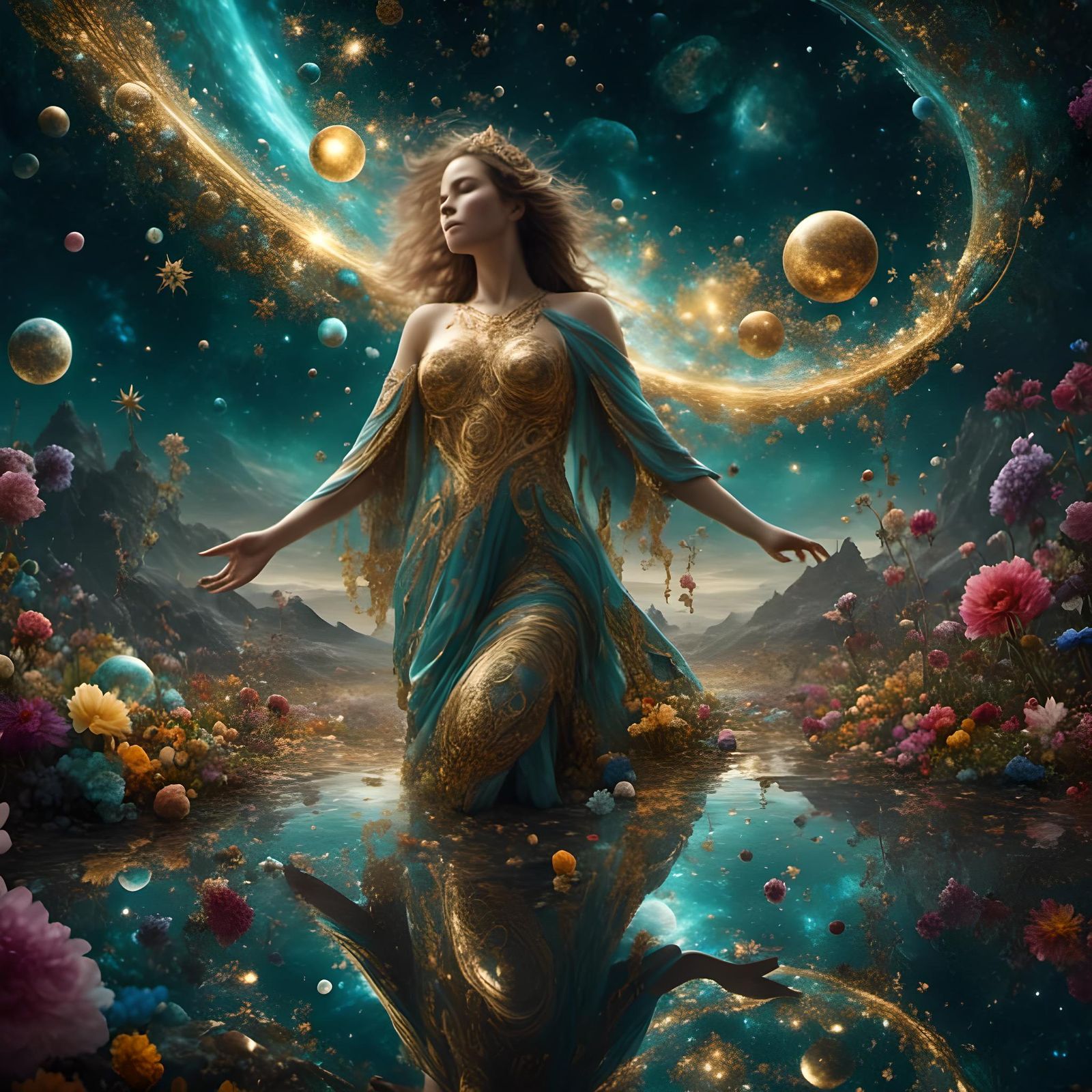 The Universe Using Her Magical Powers To Creating Life From ...