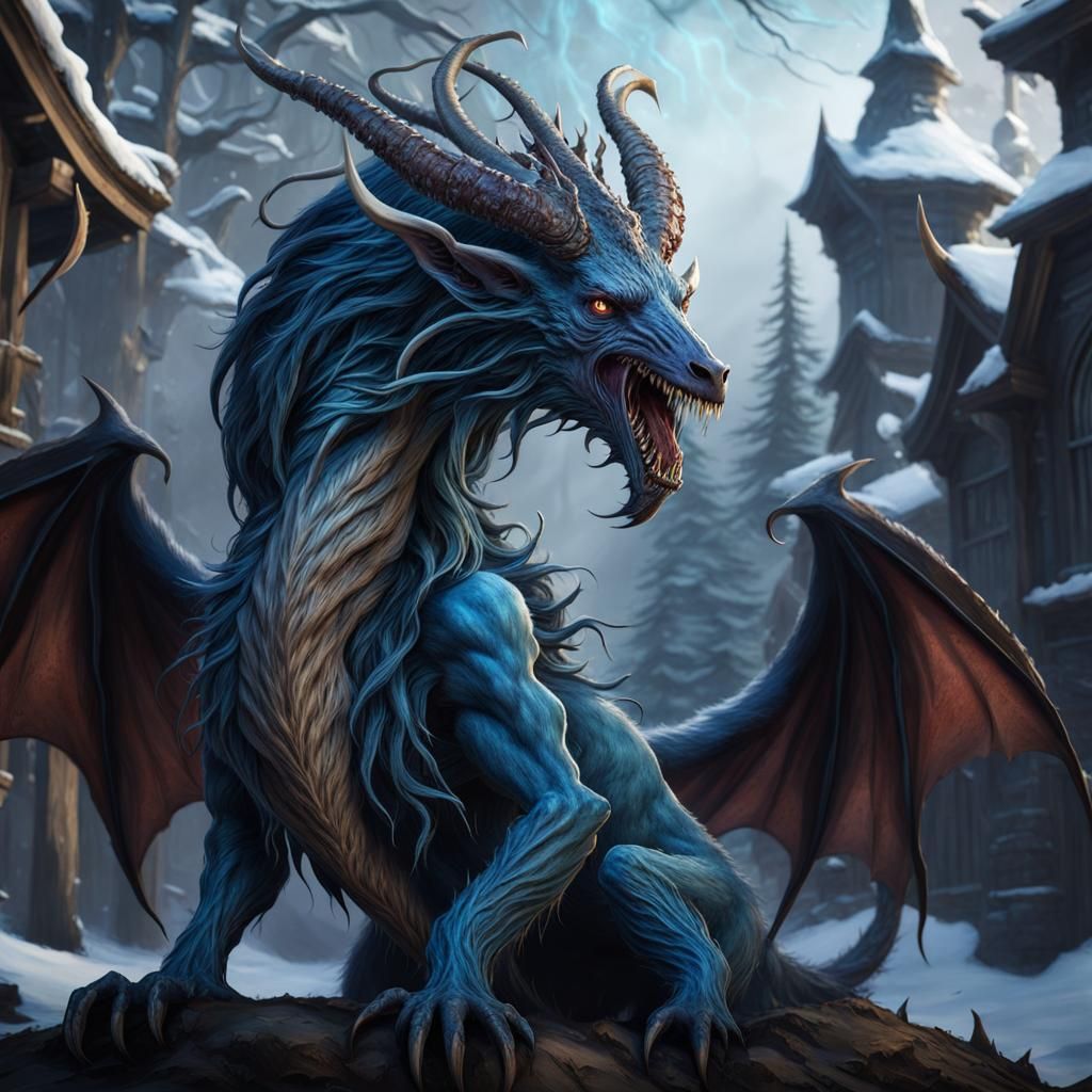 Terrifying Wendigo: An Eldritch Horror Creature