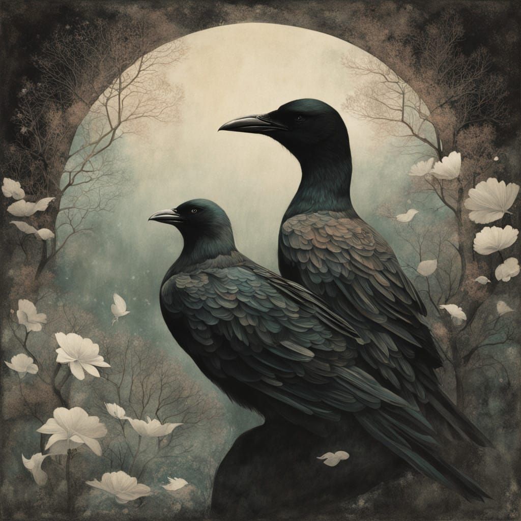 Ethereal Surrealism: Glowing Creatures Amidst Cosmic Warping