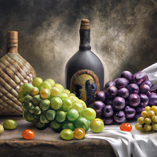 Grapes and Vines in Renaissance Style