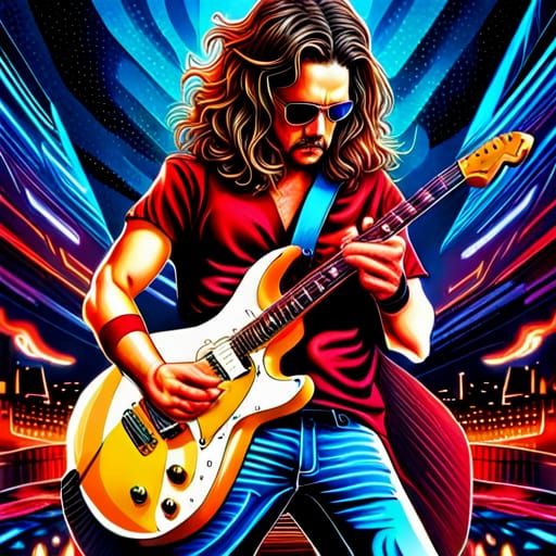 Surreal Rock Guitar Solo Inspired by Salvador Dali