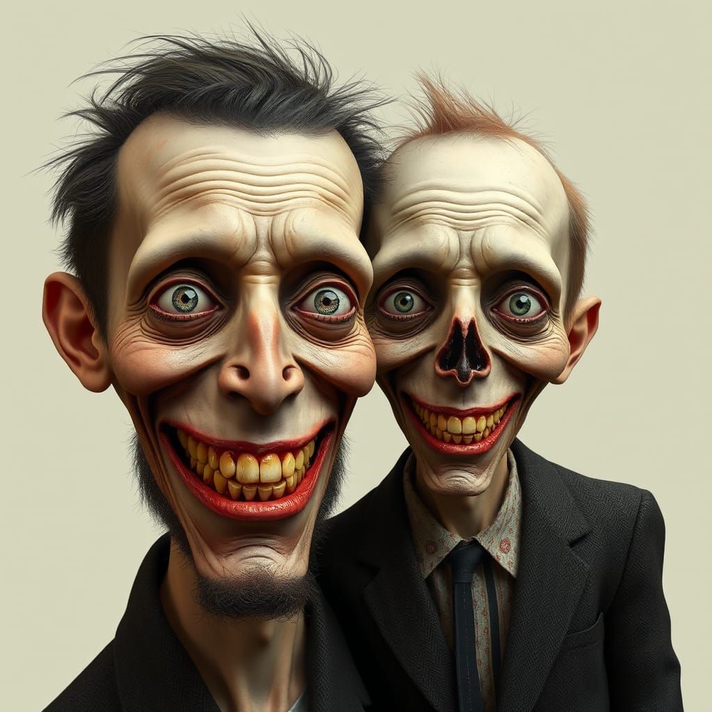 Grotesque Surreal Art: Absurd Digital Illusion