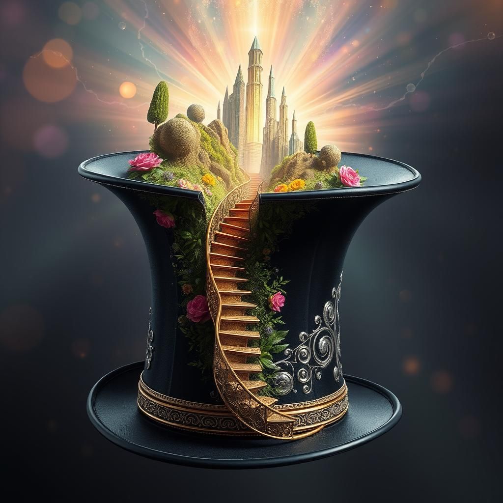 Mystical Top Hat Reveals Dreamlike Realm