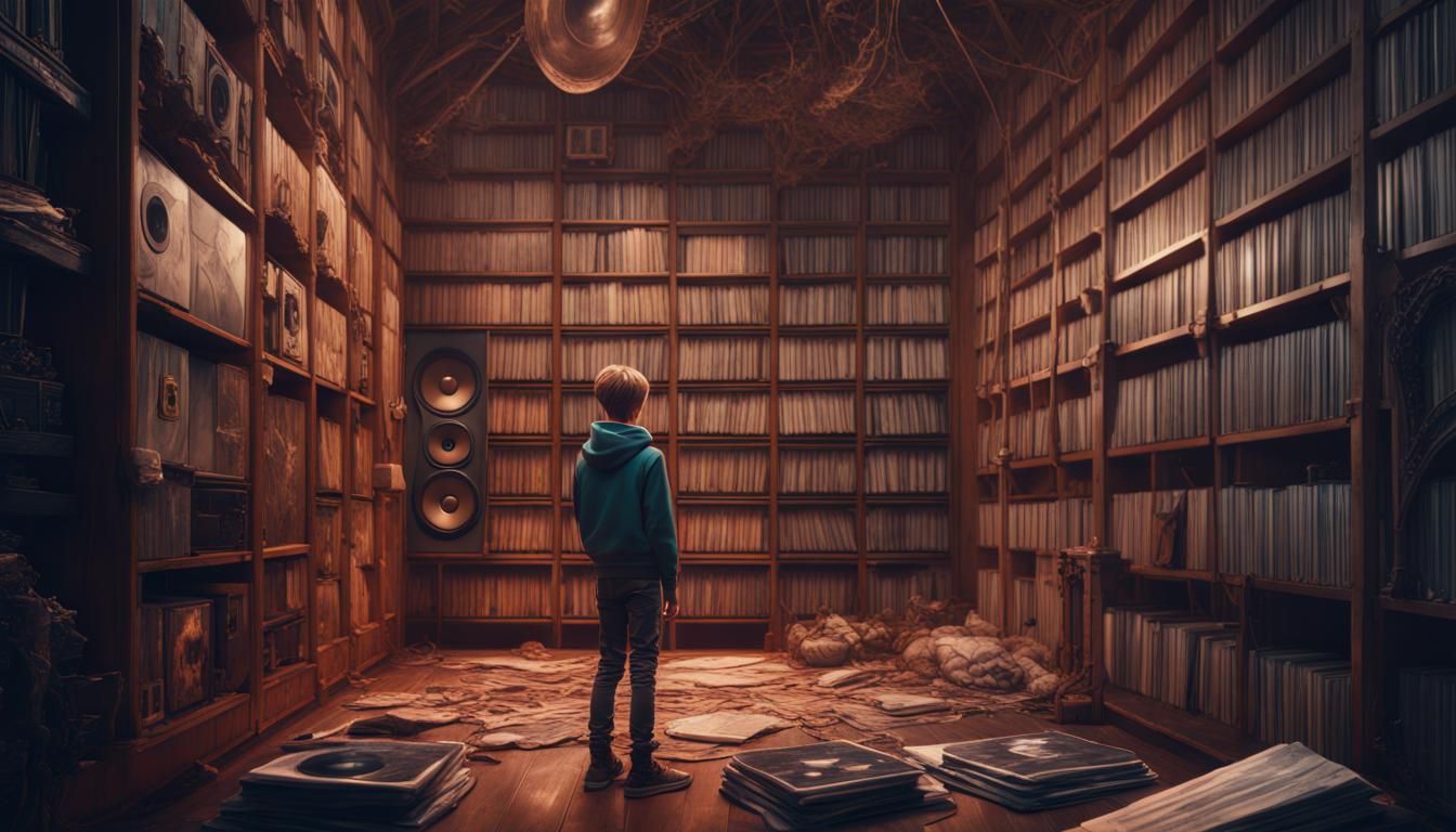 Boy and His Music: Detailed Matte Painting