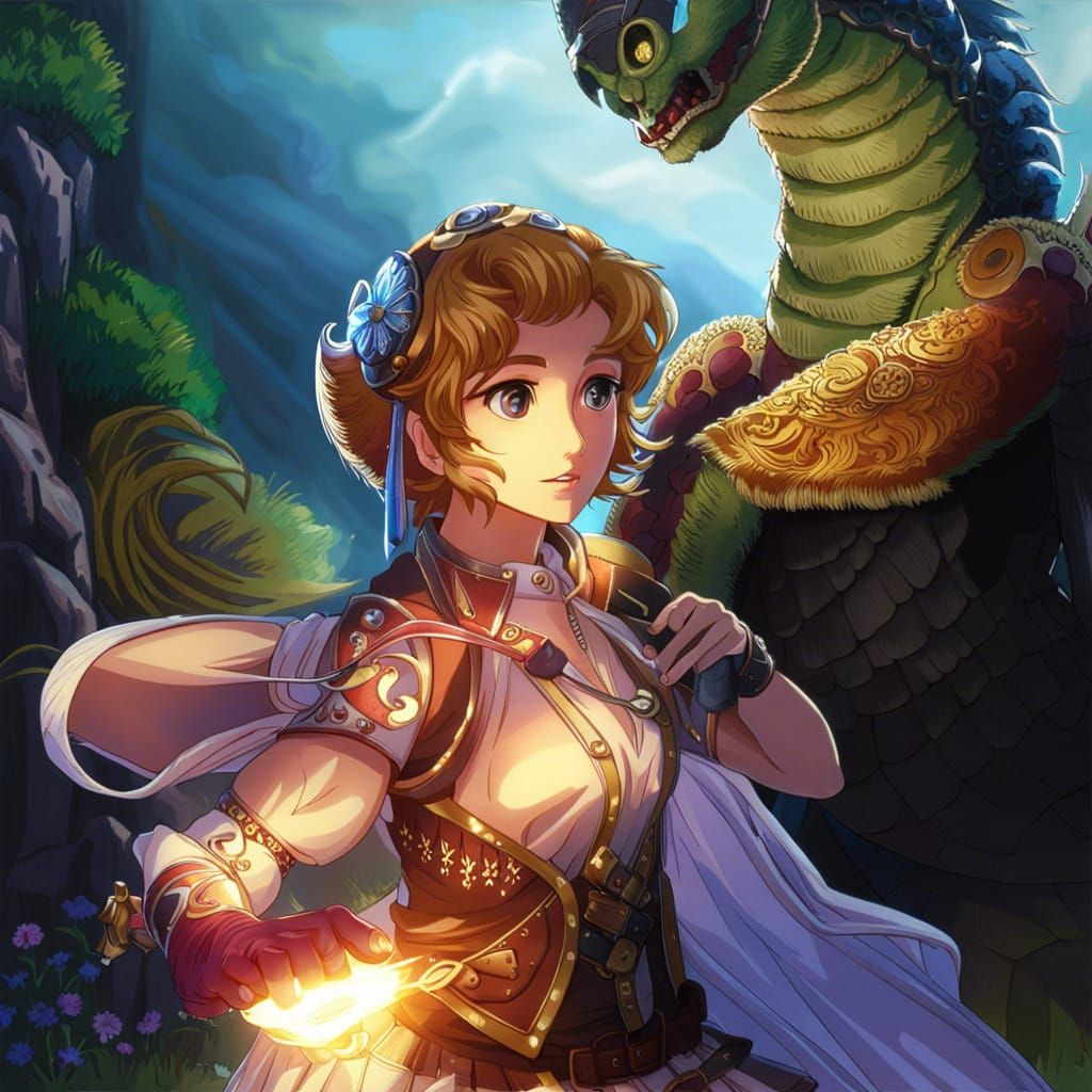 Asmodina and the dragon (anime)