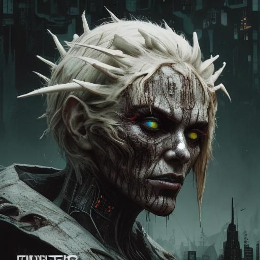 Demonic Close-Up in Analog Horror VHS Glitch Style