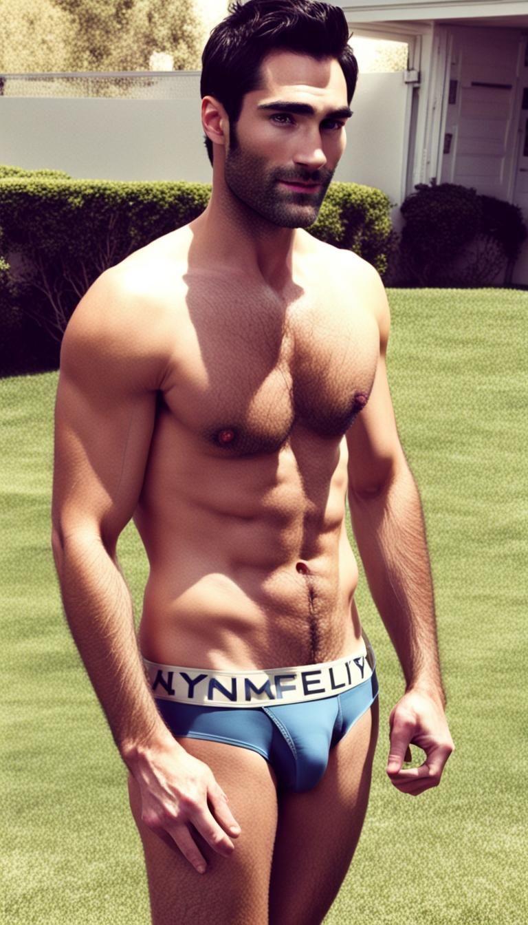 Tyler Hoechlin Poses in Underwear